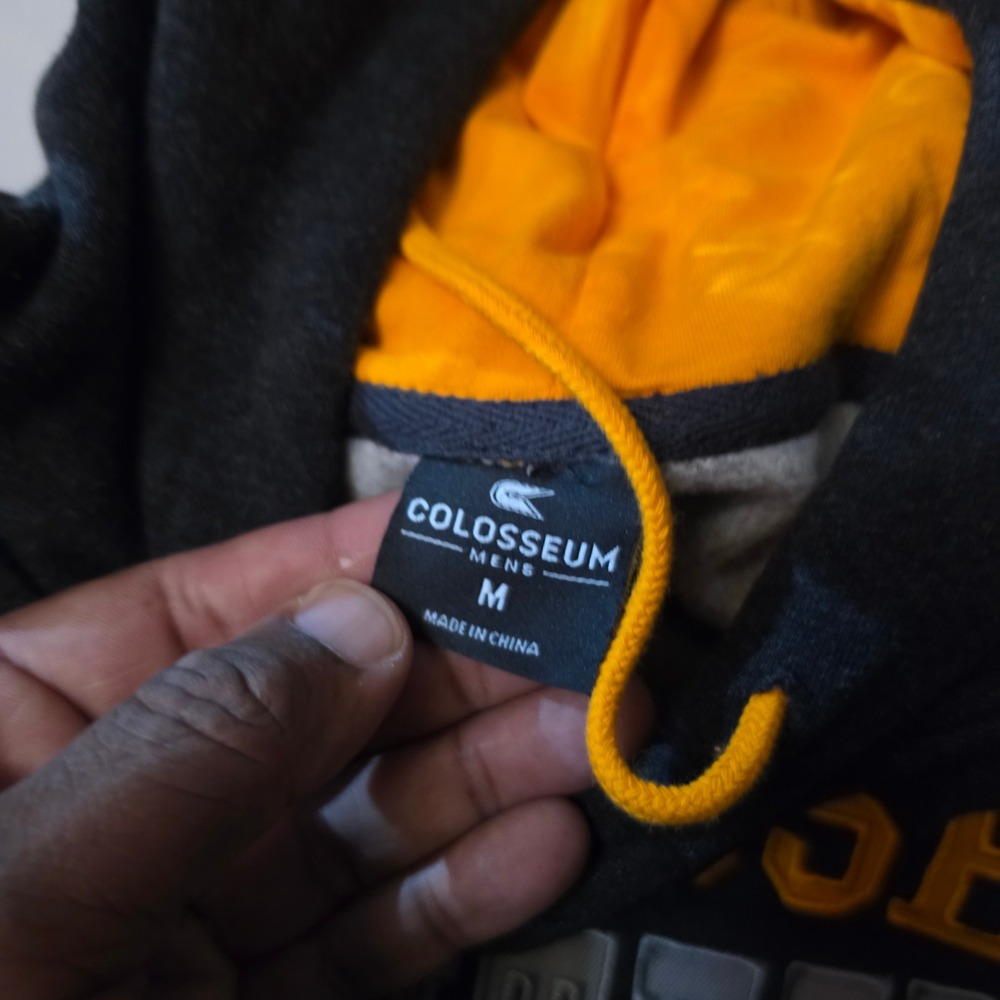 Colosseum Tennessee Volunteers Hoodie Mens Medium Charcoal Gray NCAA Sweatshirt - Picture 2 of 6